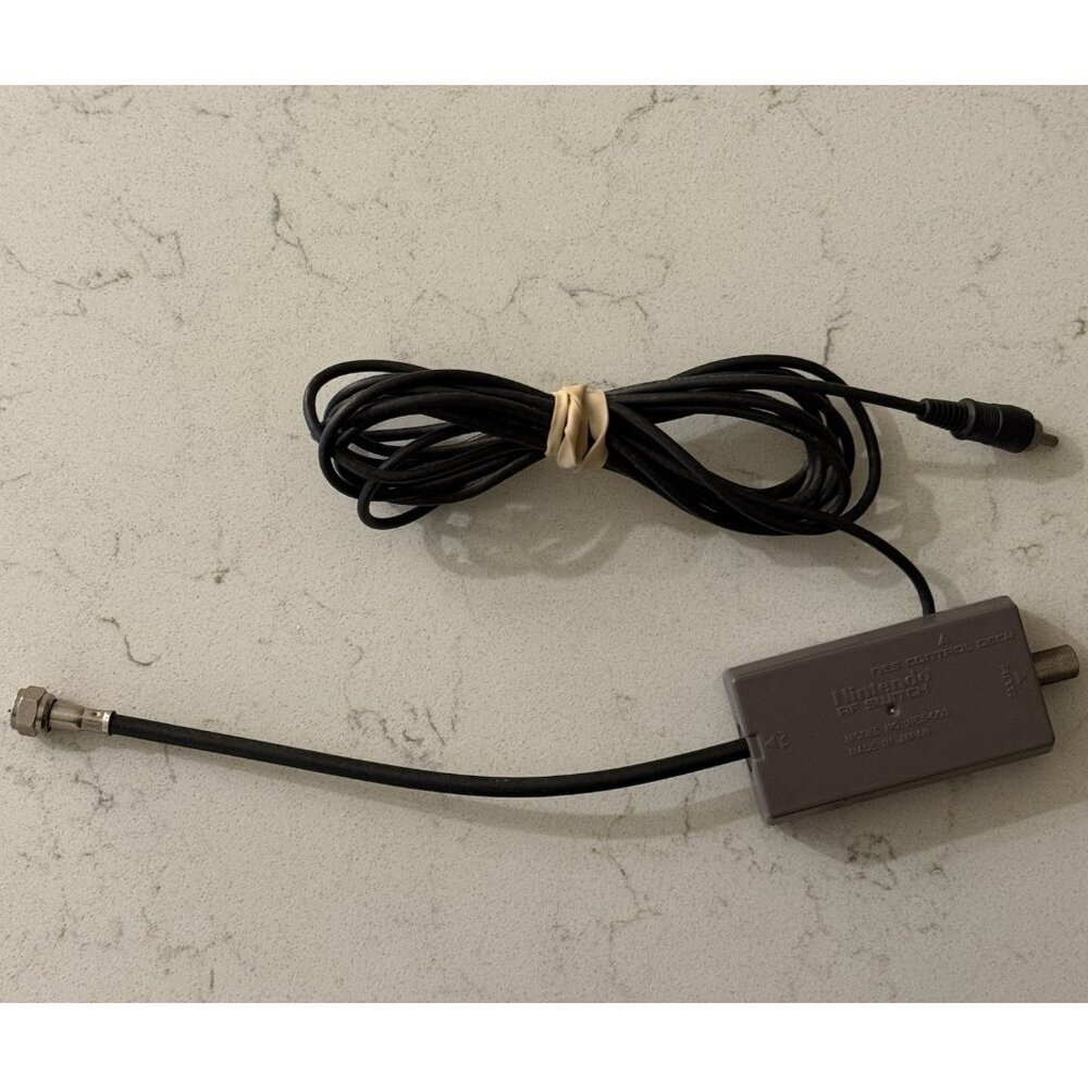 OEM Nintendo NES RF AV Cable Adapter Switch SNES NES-003 Official Authentic